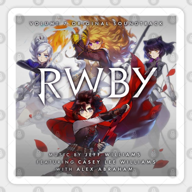 RWBY - Volume 7 OST Album Cover Magnet by indieICDtea